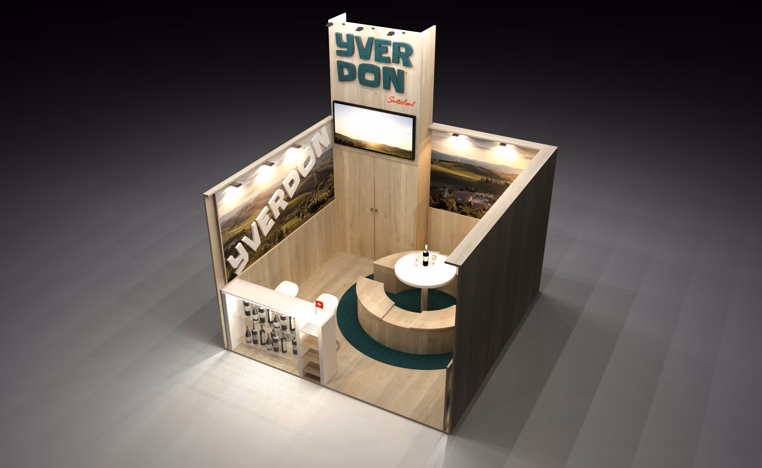 Stand de diseño a medida para Client en London